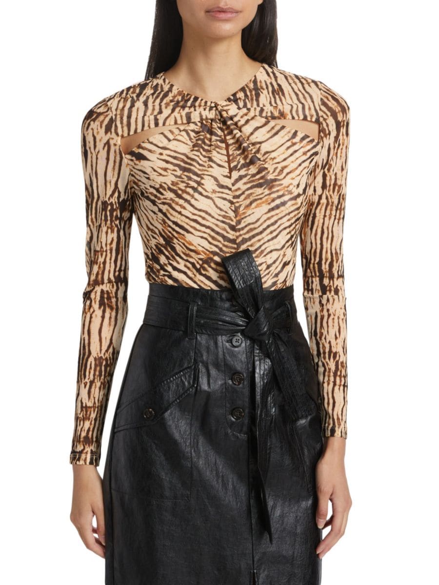 Топ с вырезами и принтом Hana Mesh Rails, цвет Neutral
Топ с вырезами и принтом Hana Mesh Rails, цвет Neutral