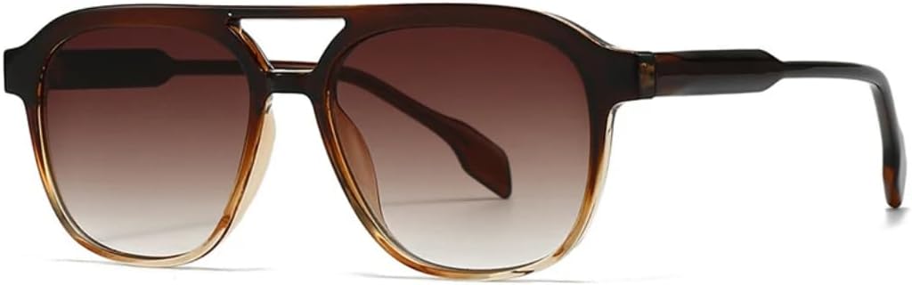 Солнцезащитные очки с двойной перемычкой для женщин и мужчин, роскошные, в стиле ретро, с градиентным покрытием, защита от УФ-излучения UV400 UATXTAU, Brown Tea Gradient
Солнцезащитные очки с двойной перемычкой для женщин и мужчин, роскошные, в стиле ретро, с градиентным покрытием, защита от УФ-излучения UV400 UATXTAU, Brown Tea Gradient