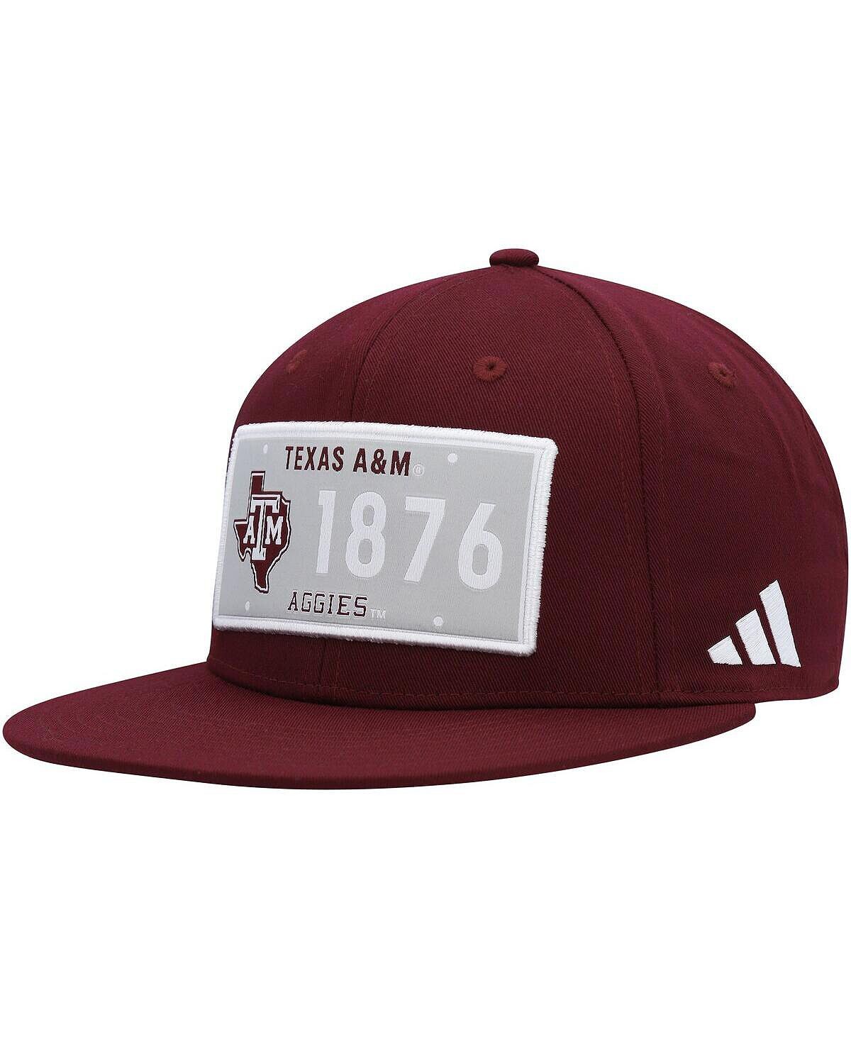 Мужская темно-бордовая шляпа Snapback Texas A&M Aggies Founded adidas
Мужская темно-бордовая шляпа Snapback Texas A&M Aggies Founded adidas