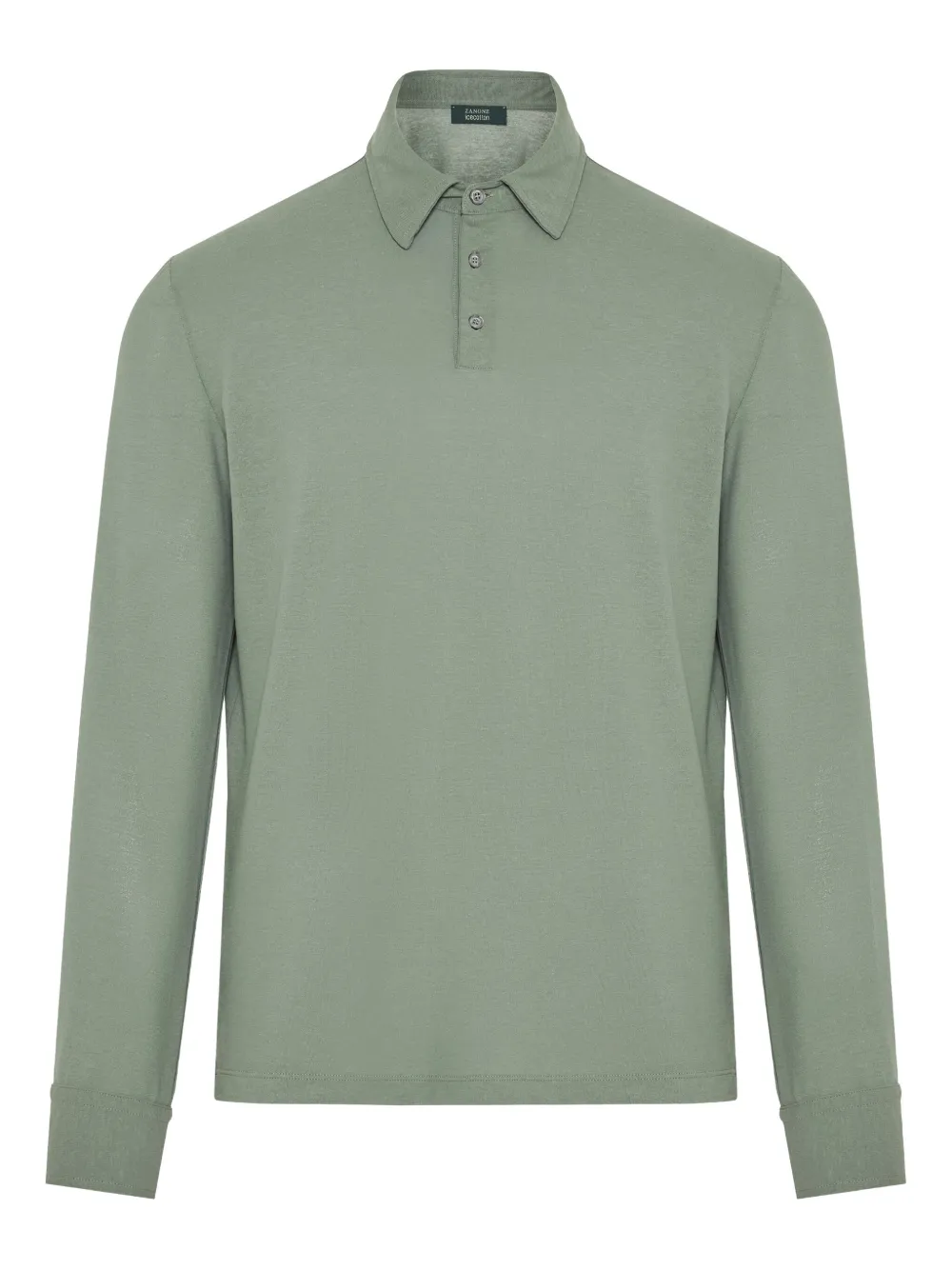 Рубашка поло с длинными рукавами Zanone, зеленый
Рубашка поло с длинными рукавами Zanone, зеленый