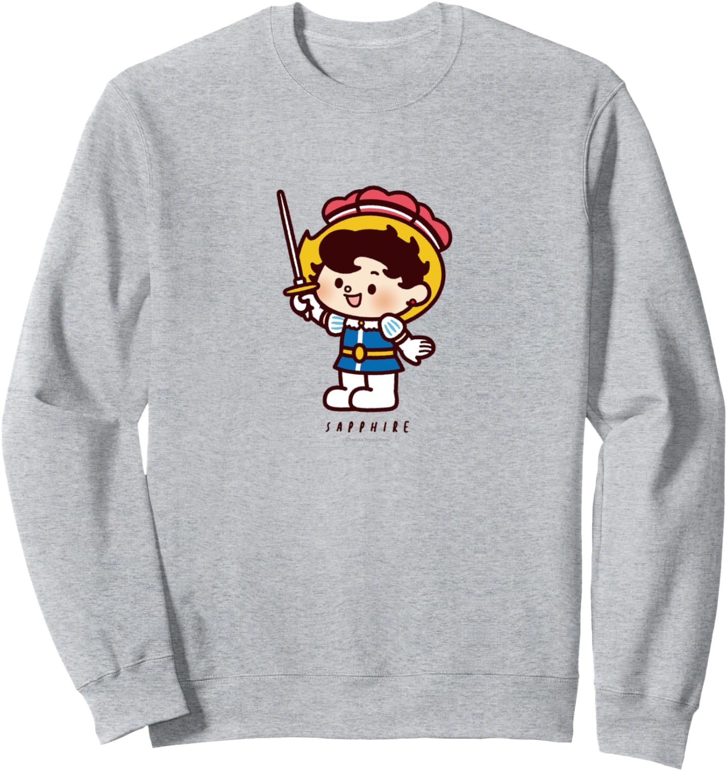 Чиби-персонаж «Рыцарь Ленты» (Сапфир) (C) Tezuka Productions. Толстовка Osamu Tezuka World, серый
Чиби-персонаж «Рыцарь Ленты» (Сапфир) (C) Tezuka Productions. Толстовка Osamu Tezuka World, серый