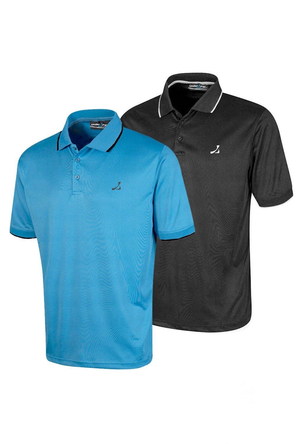 Двойная упаковка эластичных рубашек-поло для гольфа с защитой от ультрафиолета (2 шт.) Under Par, черный
Двойная упаковка эластичных рубашек-поло для гольфа с защитой от ультрафиолета (2 шт.) Under Par, черный