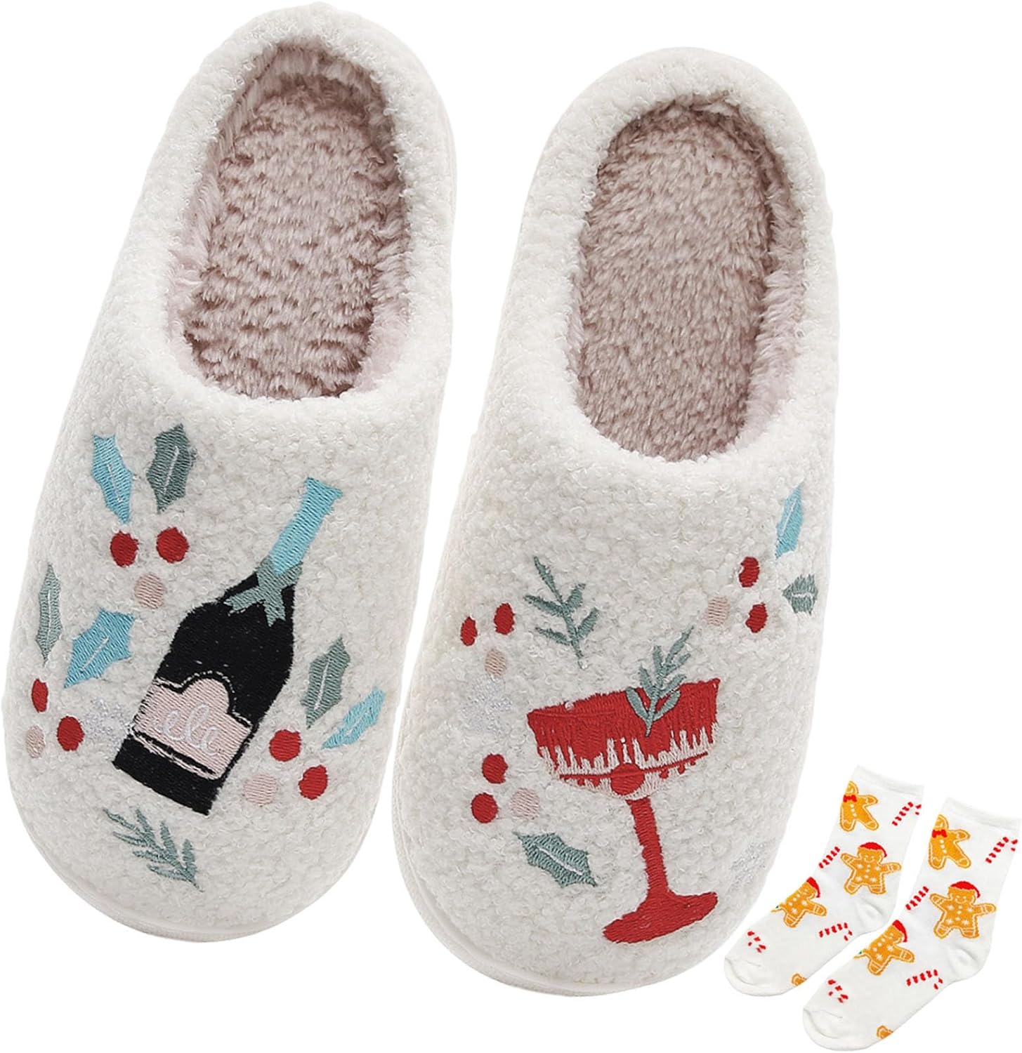 Рождественские тапочки-северные олени для женщин, пушистые, мягкие и уютные, мультяшные плюшевые тапочки для дома и улицы Focusin, B-christmas
Рождественские тапочки-северные олени для женщин, пушистые, мягкие и уютные, мультяшные плюшевые тапочки для дома и улицы Focusin, B-christmas