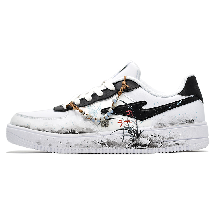 Erke Прочные дышащие низкие кроссовки для скейтбординга, мужские, черно-белые
Erke Прочные дышащие низкие кроссовки для скейтбординга, мужские, черно-белые