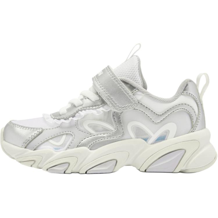 Детские кроссовки для дошкольников QIAODAN, белый/серебряный
Детские кроссовки для дошкольников QIAODAN, белый/серебряный