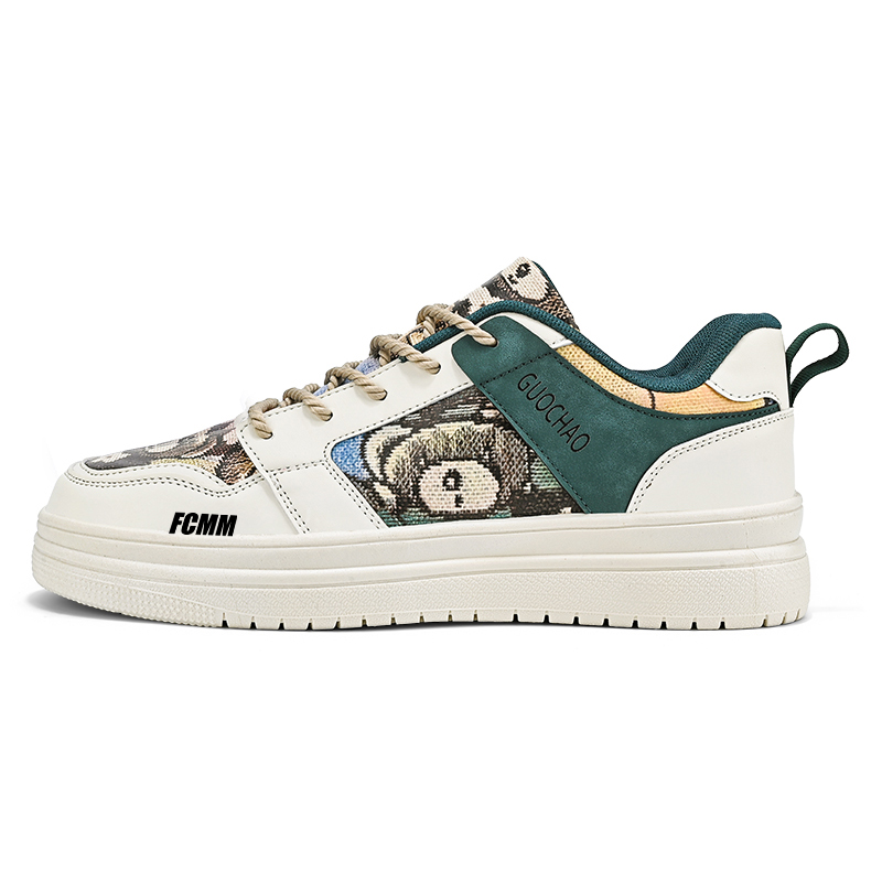 Дышащие и амортизирующие детские кроссовки для скейтбординга FCMM, бежевый/зеленый
Дышащие и амортизирующие детские кроссовки для скейтбординга FCMM, бежевый/зеленый