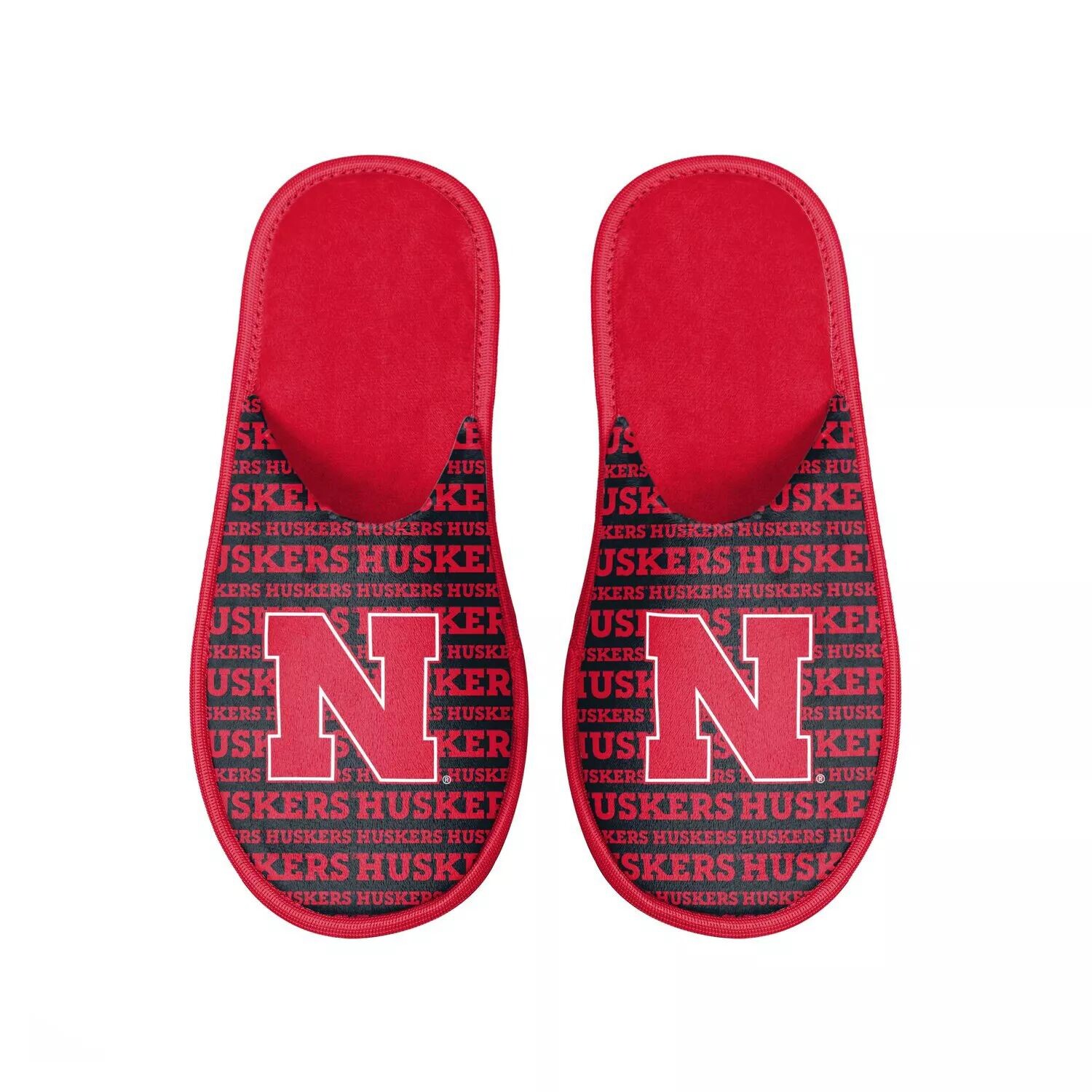 Мужские шлёпанцы с логотипом FOCO Nebraska Huskers Scuff
Мужские шлёпанцы с логотипом FOCO Nebraska Huskers Scuff