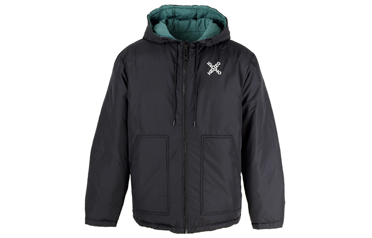 Пуховик мужской Kenzo на молнии, черный / зеленый
Пуховик мужской Kenzo на молнии, черный / зеленый