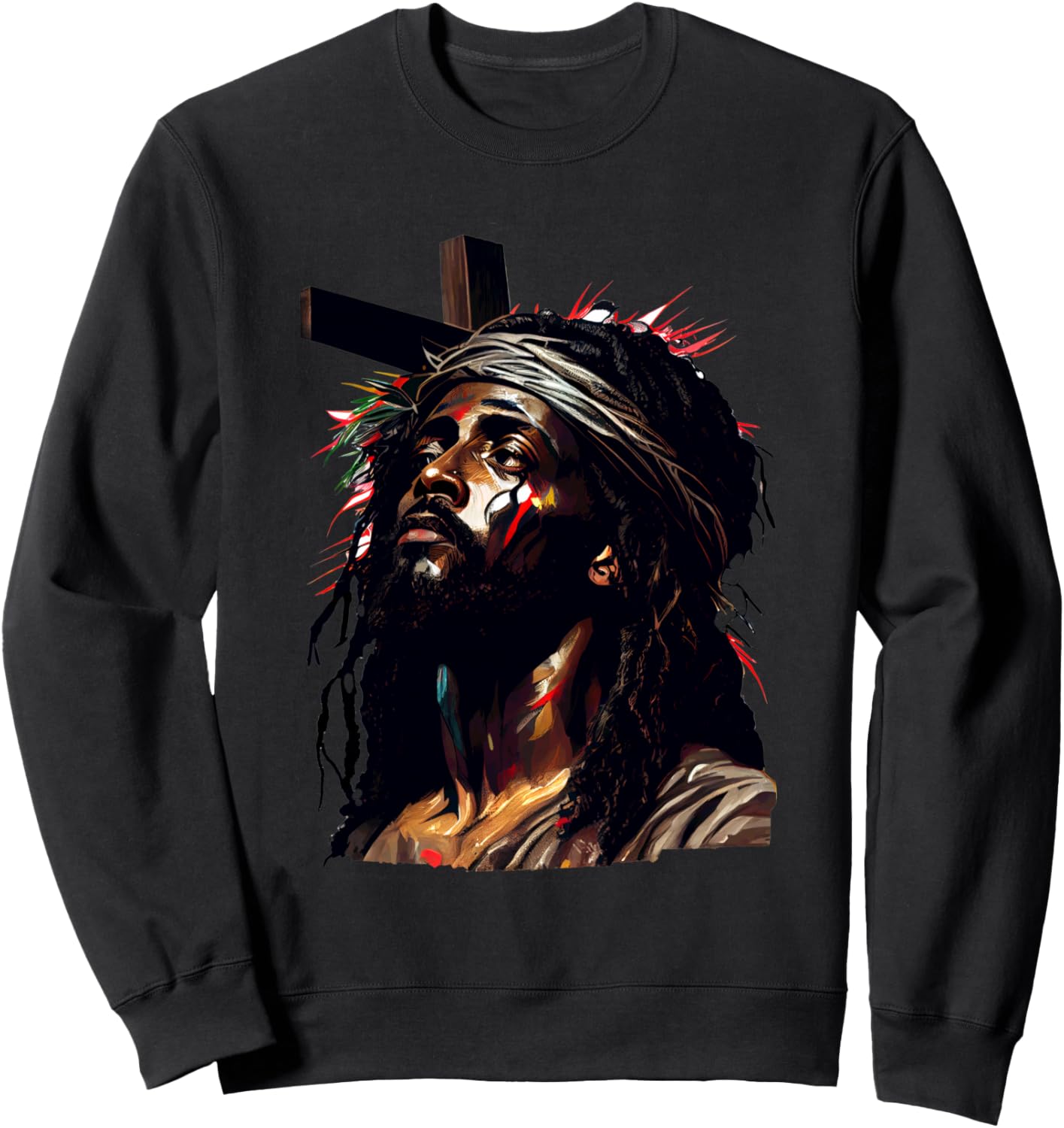 Черная толстовка с изображением креста Иисуса, африканского христианского религиозного символа Black History Month Afro Queen And King Apparel, Черный, Черная толстовка с изображением креста Иисуса, африканского христианского религиозного символа Black Hi
Черная толстовка с изображением креста Иисуса, африканского христианского религиозного символа Black History Month Afro Queen And King Apparel, Черный, Черная толстовка с изображением креста Иисуса, африканского христианского религиозного символа Black Hi