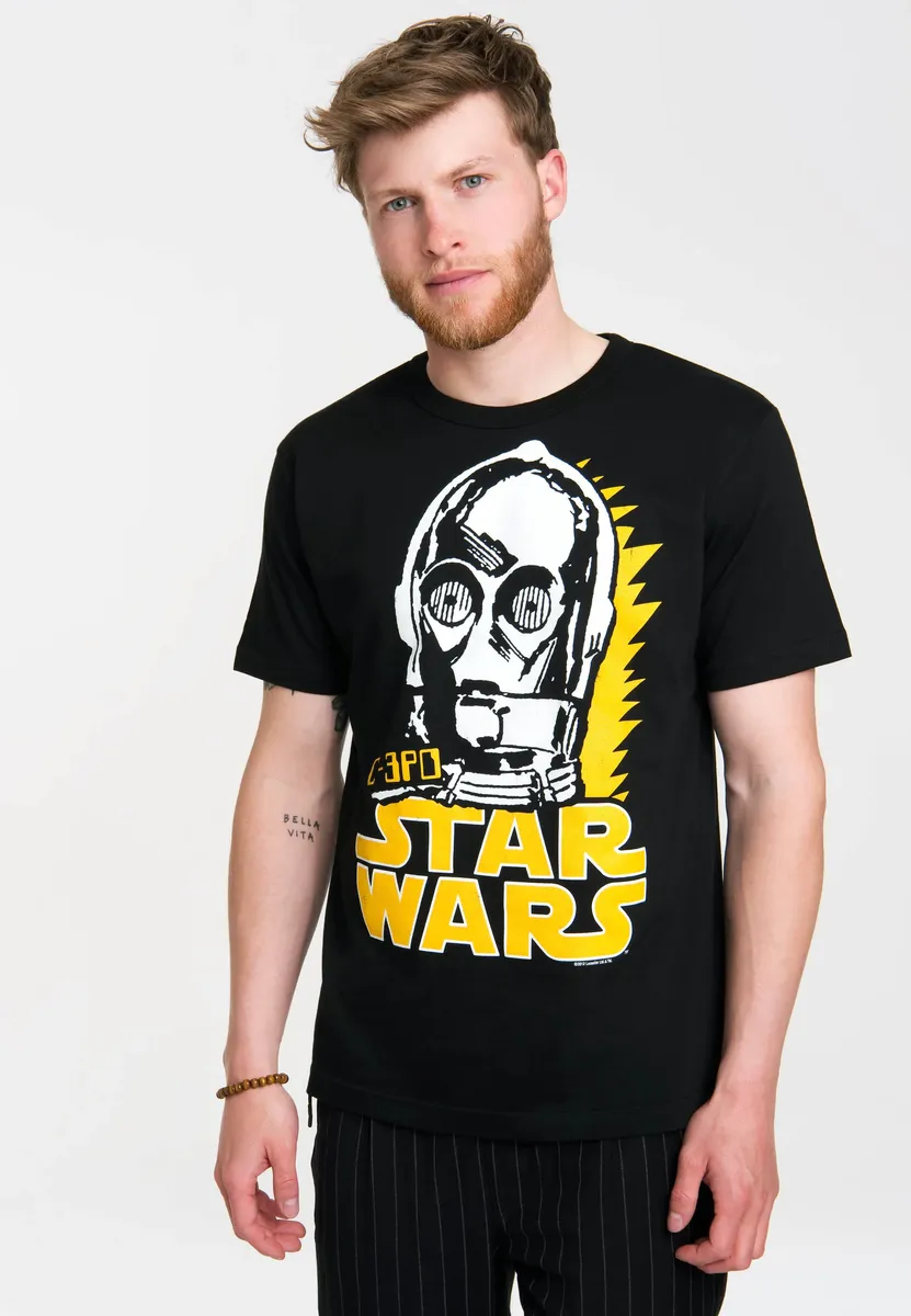 Logoshirt Футболка "C-3PO - Звездные войны" с крутым принтом спереди, черный
Logoshirt Футболка "C-3PO - Звездные войны" с крутым принтом спереди, черный