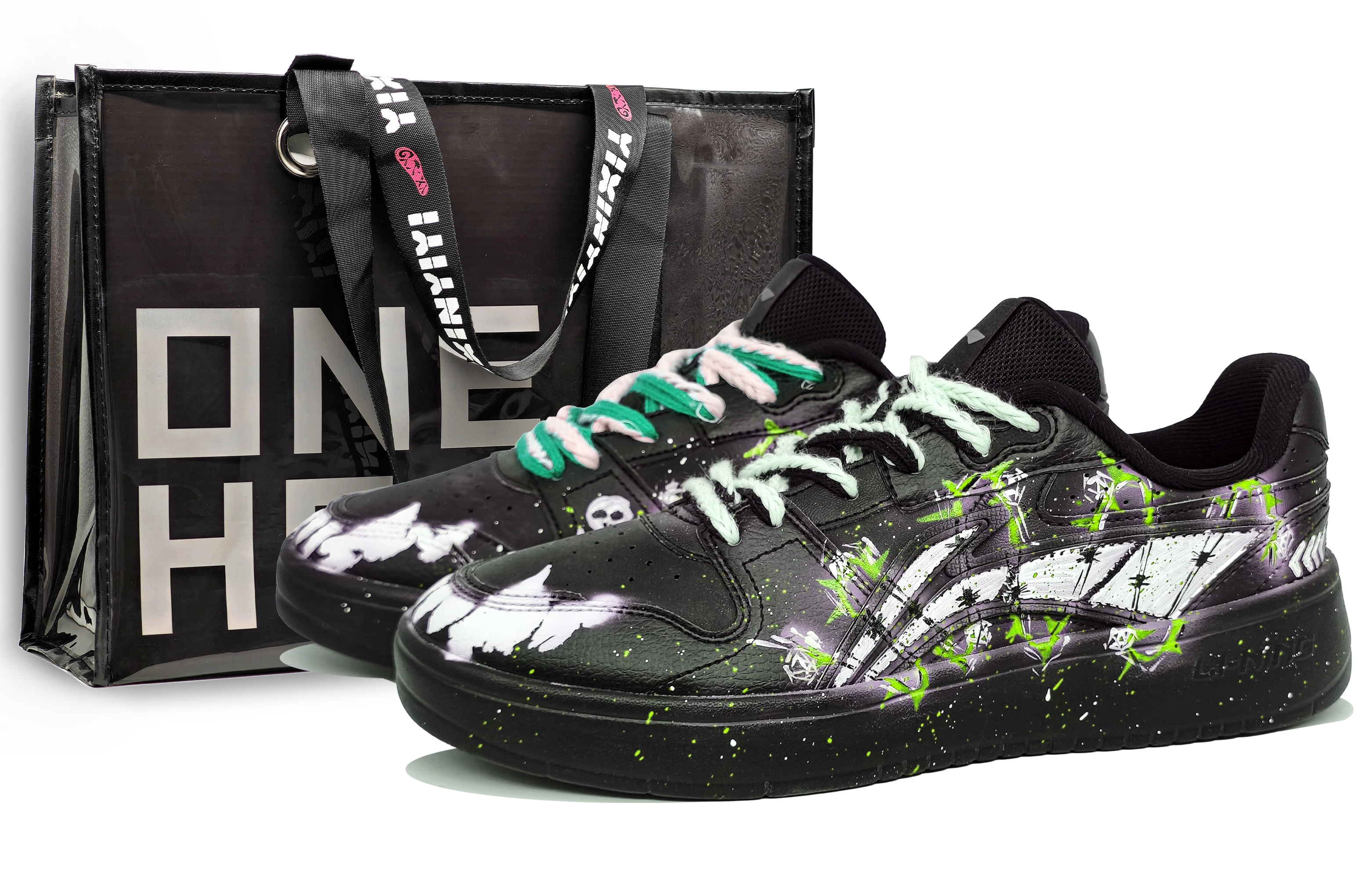 Кроссовки для скейтбординга Acer Truncatum с амортизацией, противоскользящие, износостойкие, низкие, мужские, черно-зеленые LINING, Black Green (Black Shopping Bag)
Кроссовки для скейтбординга Acer Truncatum с амортизацией, противоскользящие, износостойкие, низкие, мужские, черно-зеленые LINING, Black Green (Black Shopping Bag)