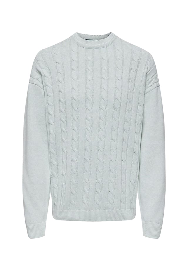 Пуловер Ламард вязаный свитер r-neck Only & Sons, зеленый
Пуловер Ламард вязаный свитер r-neck Only & Sons, зеленый