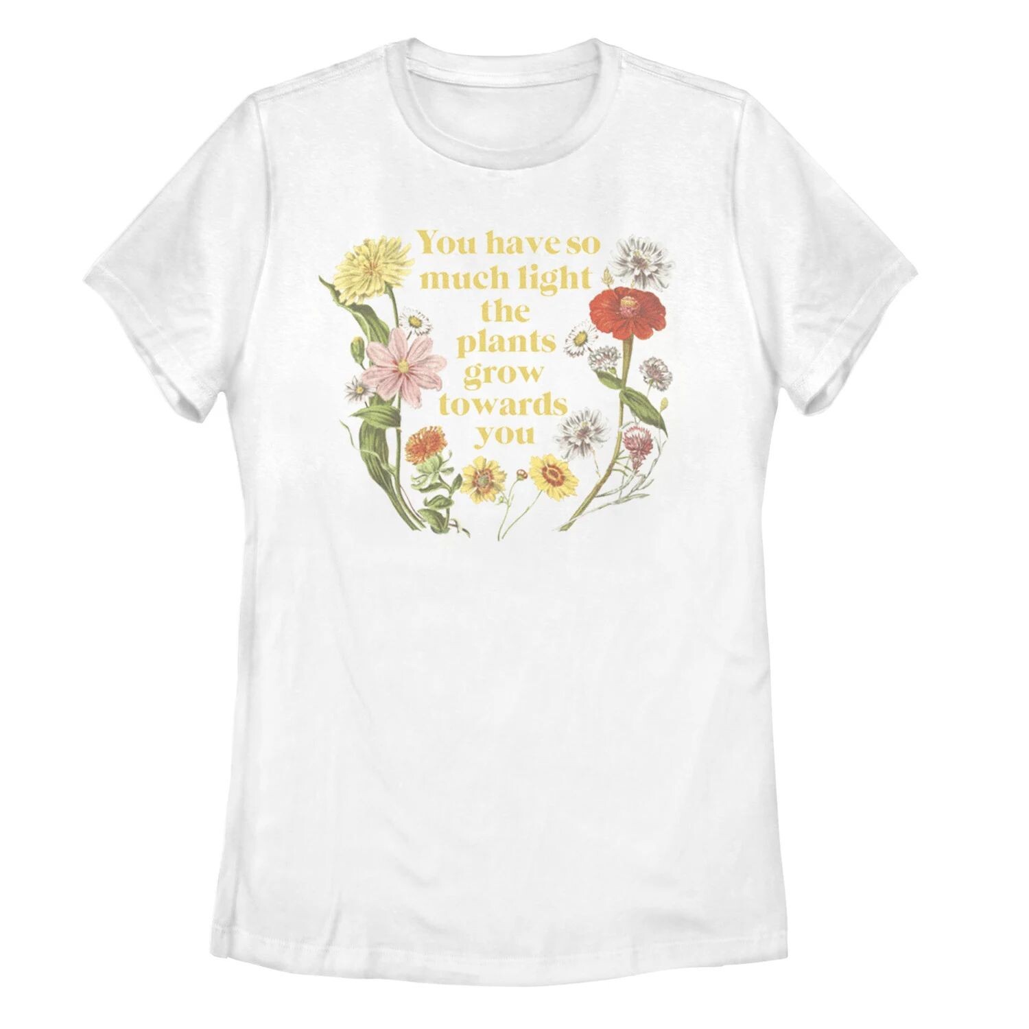 Детская футболка с цветочным рисунком и позитивным рисунком
Детская футболка с цветочным рисунком и позитивным рисунком