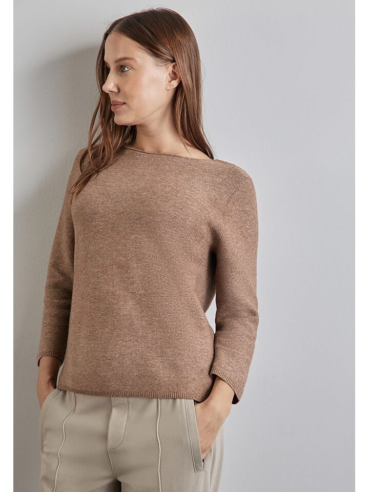 Пуловер Street One Pullover, светло-коричневый 
Пуловер Street One Pullover, светло-коричневый