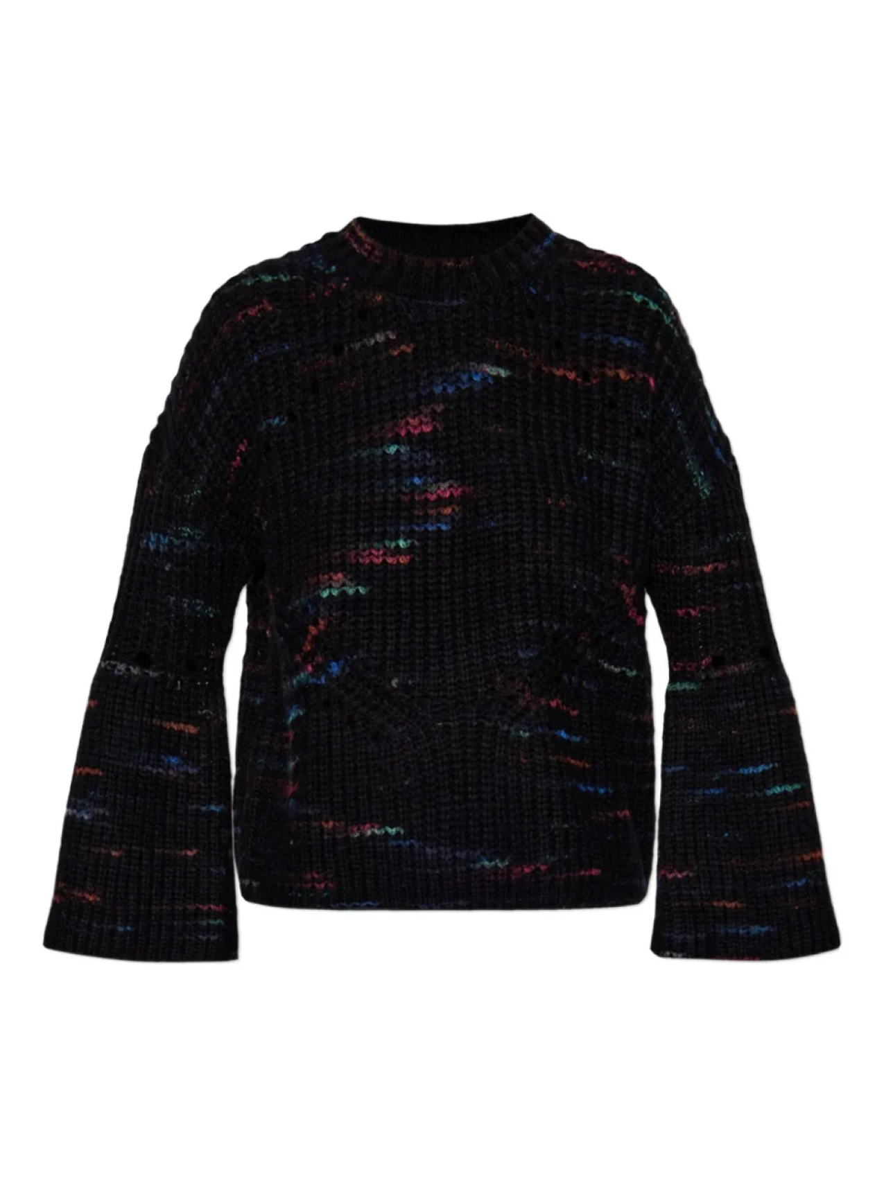 Фактурный свитер с меланжевым эффектом MUNTHE, черный
Фактурный свитер с меланжевым эффектом MUNTHE, черный