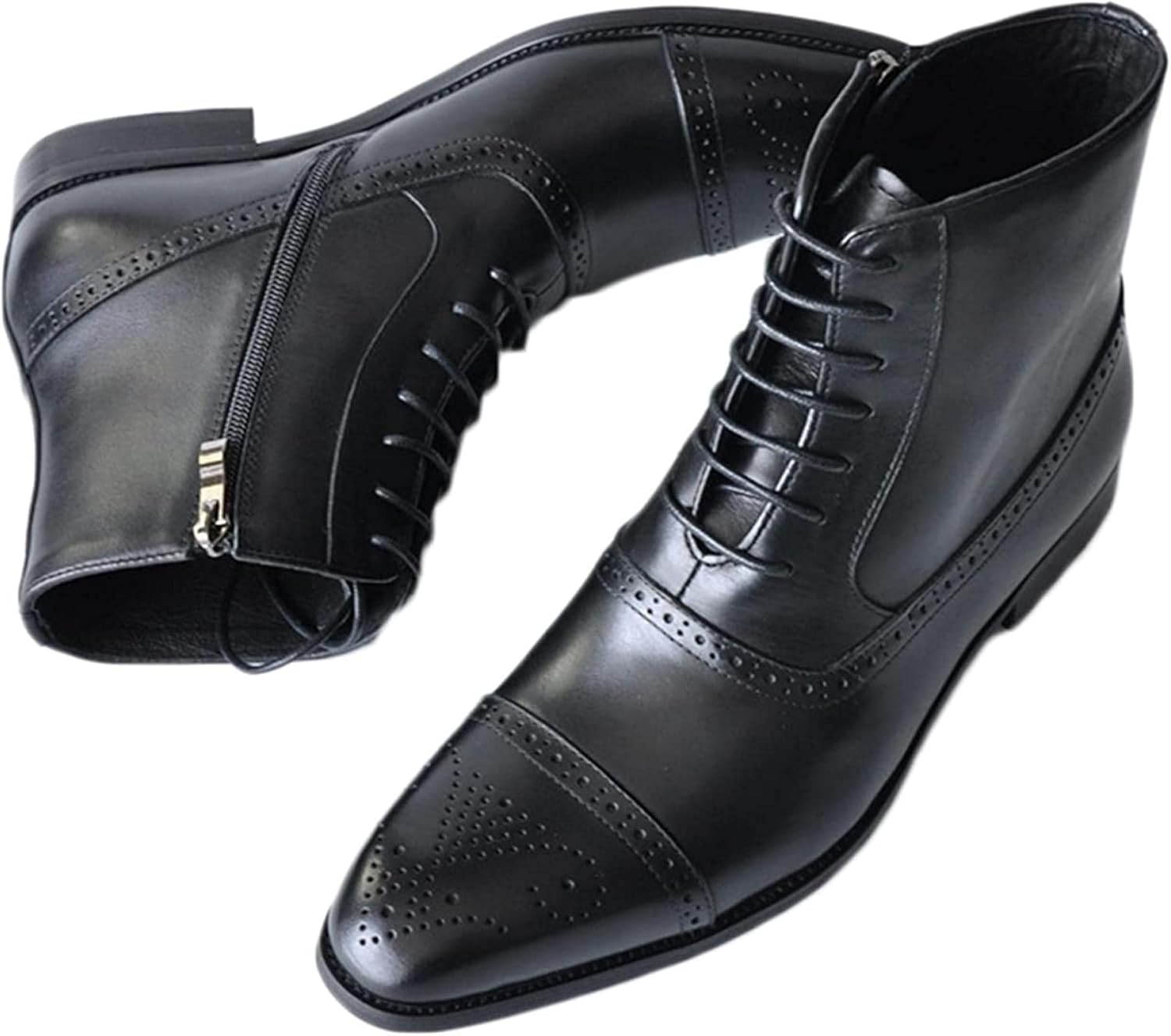 Мужские ботинки Yiozoi Short Brock, высокие, шнуровка, боковая молния, квадратный носок, ветронепроницаемые, кожаные, повседневные и деловые, черный
Мужские ботинки Yiozoi Short Brock, высокие, шнуровка, боковая молния, квадратный носок, ветронепроницаемые, кожаные, повседневные и деловые, черный