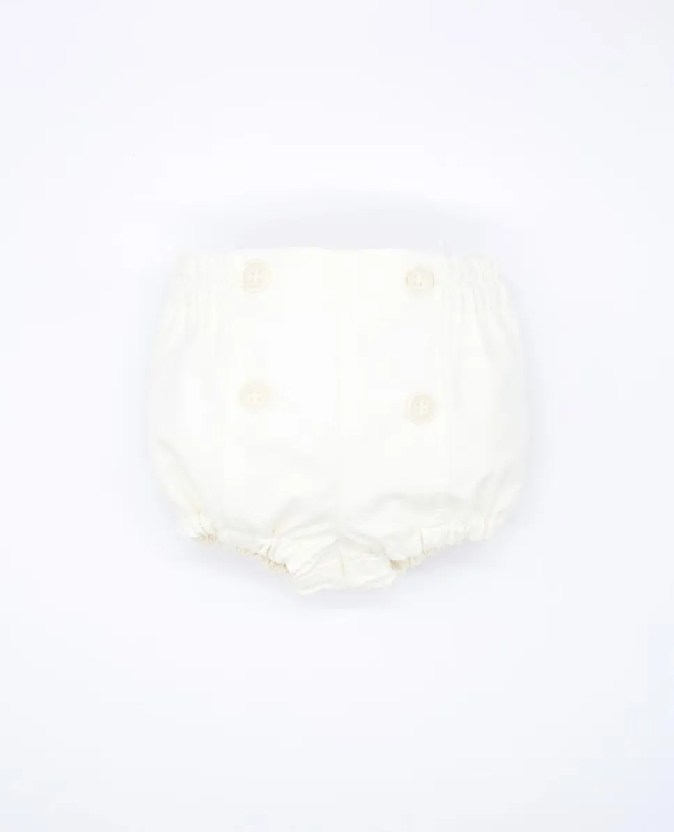 Хлопковые шорты-бермуды для мальчика на пуговицах Fina Ejerique, белый
Хлопковые шорты-бермуды для мальчика на пуговицах Fina Ejerique, белый