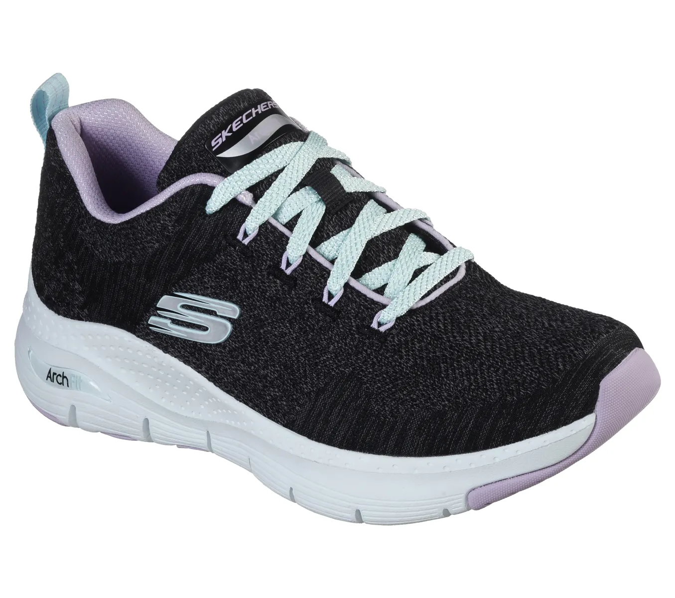 Кроссовки Skechers "ARCH FIT - COMFY WAVE", с мягкой стелькой, повседневная обувь, полуботинки, туфли на шнуровке, цвет Schwarz-Lavendel
Кроссовки Skechers "ARCH FIT - COMFY WAVE", с мягкой стелькой, повседневная обувь, полуботинки, туфли на шнуровке, цвет Schwarz-Lavendel