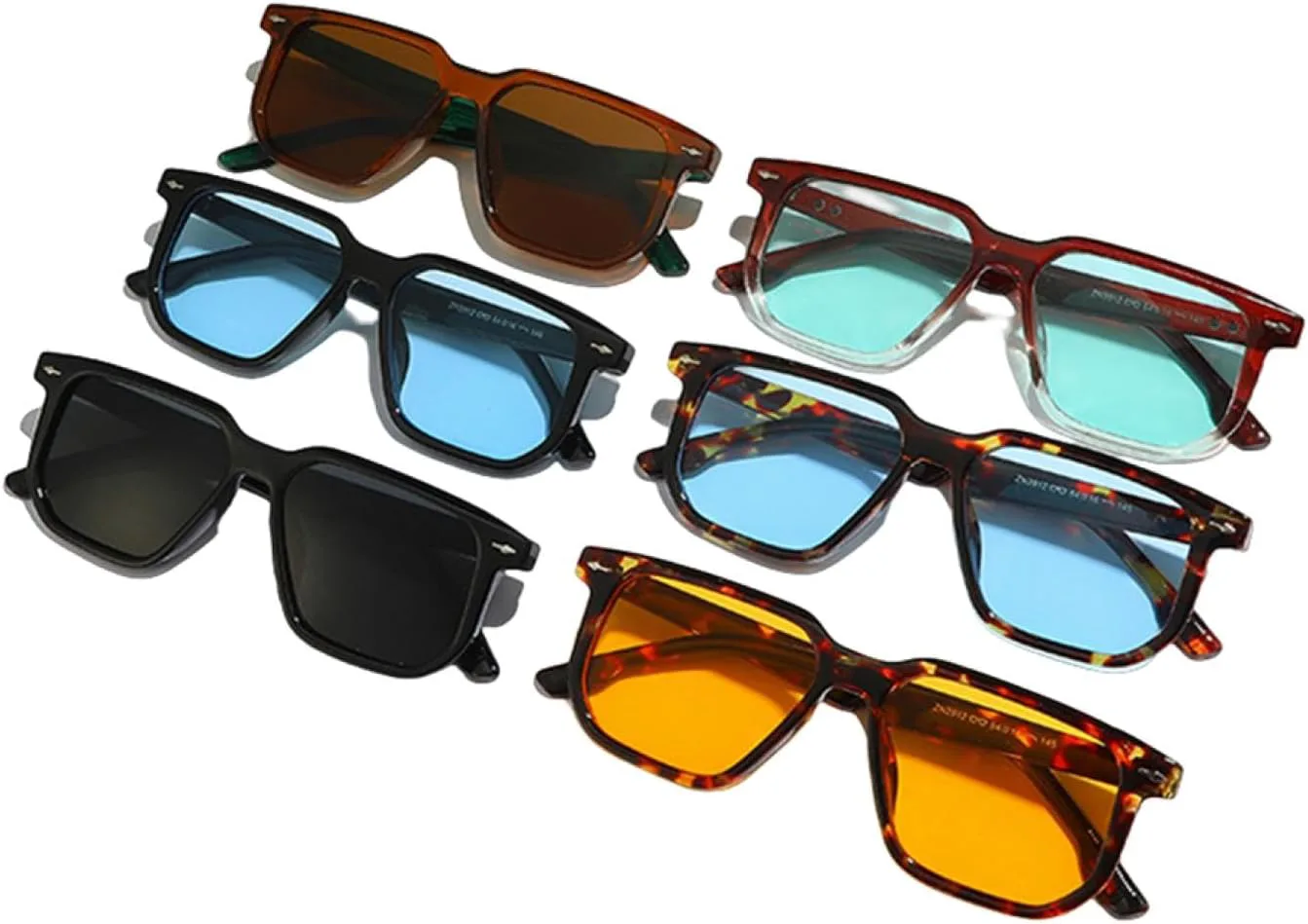 Модные женские солнцезащитные очки класса люкс в стиле ретро с заклепками, мужские очки конфетных цветов с защитой от УФ-излучения UV400 HHZZYVY, Black Grey
Модные женские солнцезащитные очки класса люкс в стиле ретро с заклепками, мужские очки конфетных цветов с защитой от УФ-излучения UV400 HHZZYVY, Black Grey