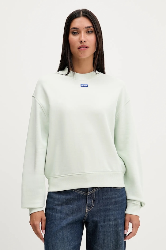 Хлопковая толстовка Hugo Blue, зеленый
Хлопковая толстовка Hugo Blue, зеленый