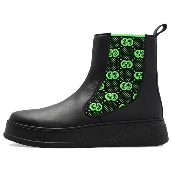 Кроссовки gg leather boot 'black' Gucci, черный
Кроссовки gg leather boot 'black' Gucci, черный