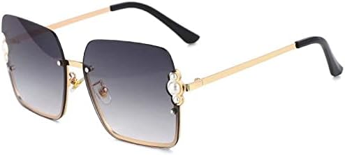 Солнцезащитные очки в полуободковой оправе для женщин, жемчужные, с защитой от УФ-излучения UV400, винтажные солнцезащитные очки с градиентным переходом цвета MTZJH, Gray
Солнцезащитные очки в полуободковой оправе для женщин, жемчужные, с защитой от УФ-излучения UV400, винтажные солнцезащитные очки с градиентным переходом цвета MTZJH, Gray