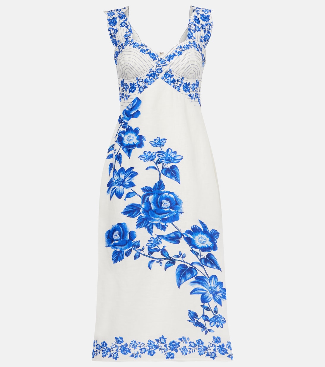 Льютное миди-платье с цветочным каскадом Farm Rio, Blue Floral Cascade Off-White
Льютное миди-платье с цветочным каскадом Farm Rio, Blue Floral Cascade Off-White