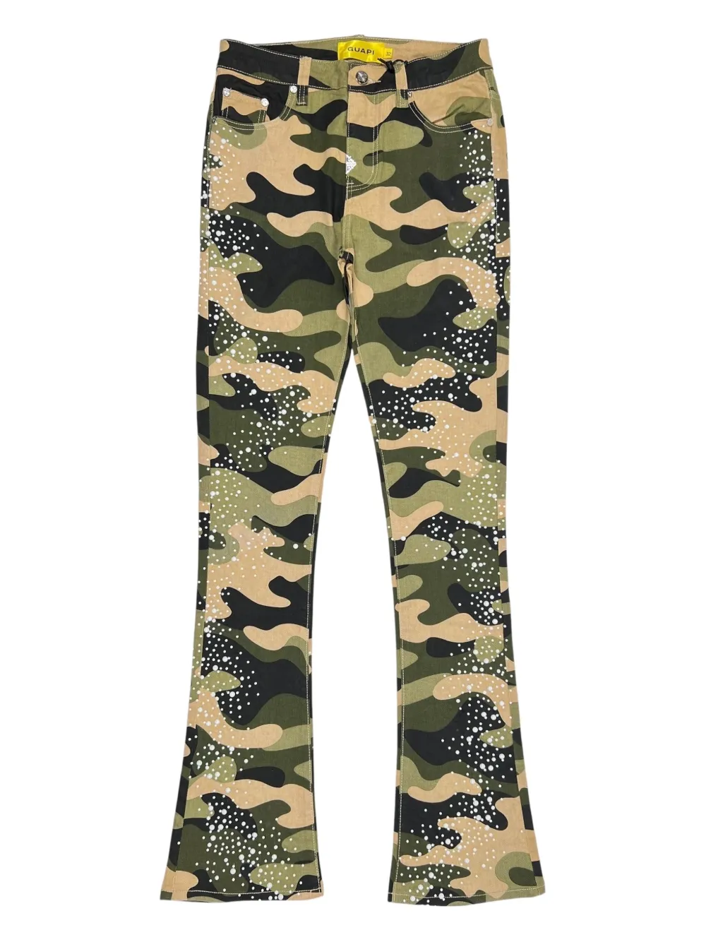 Джинсы с искусственным жемчугом GUAPI, зеленый
Джинсы с искусственным жемчугом GUAPI, зеленый