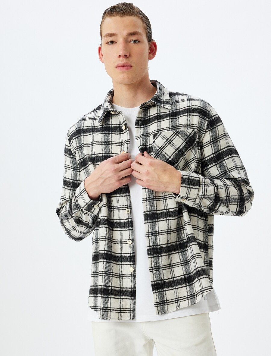 Рубашка обычного кроя на пуговицах Koton, белый
Рубашка обычного кроя на пуговицах Koton, белый