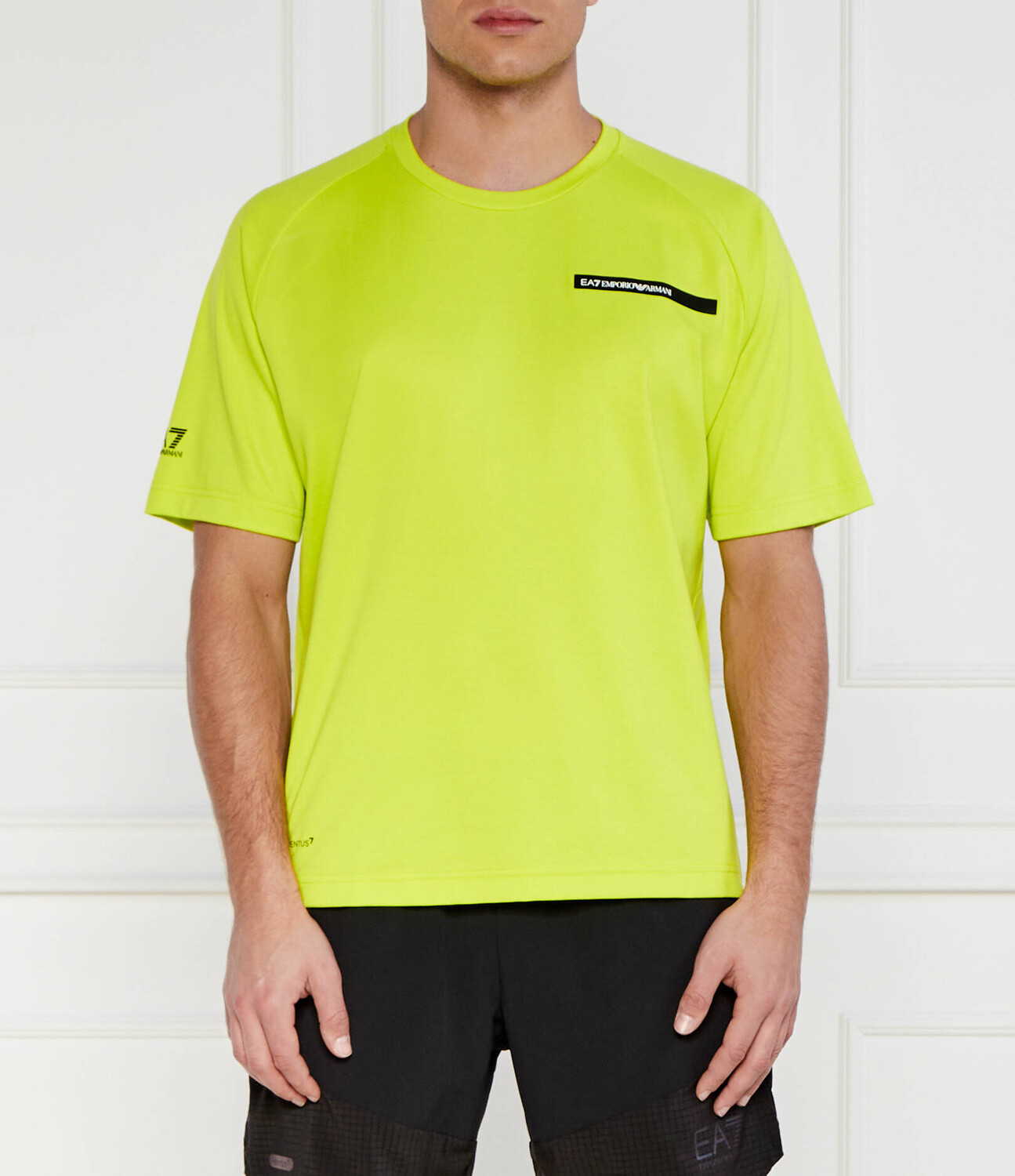 Футболка EA7 Regular Fit, лаймовый 
Футболка EA7 Regular Fit, лаймовый