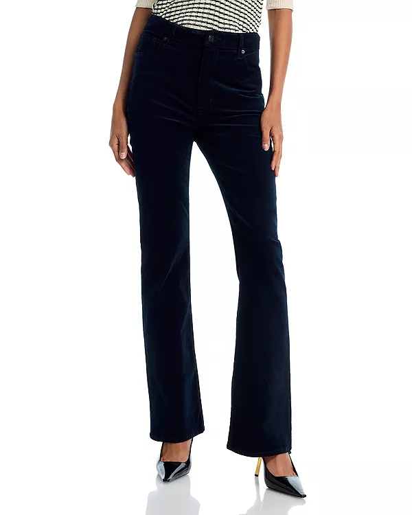 Обновленные вельветовые джинсы с высокой посадкой темно-синего цвета. Frame, синий
Обновленные вельветовые джинсы с высокой посадкой темно-синего цвета. Frame, синий