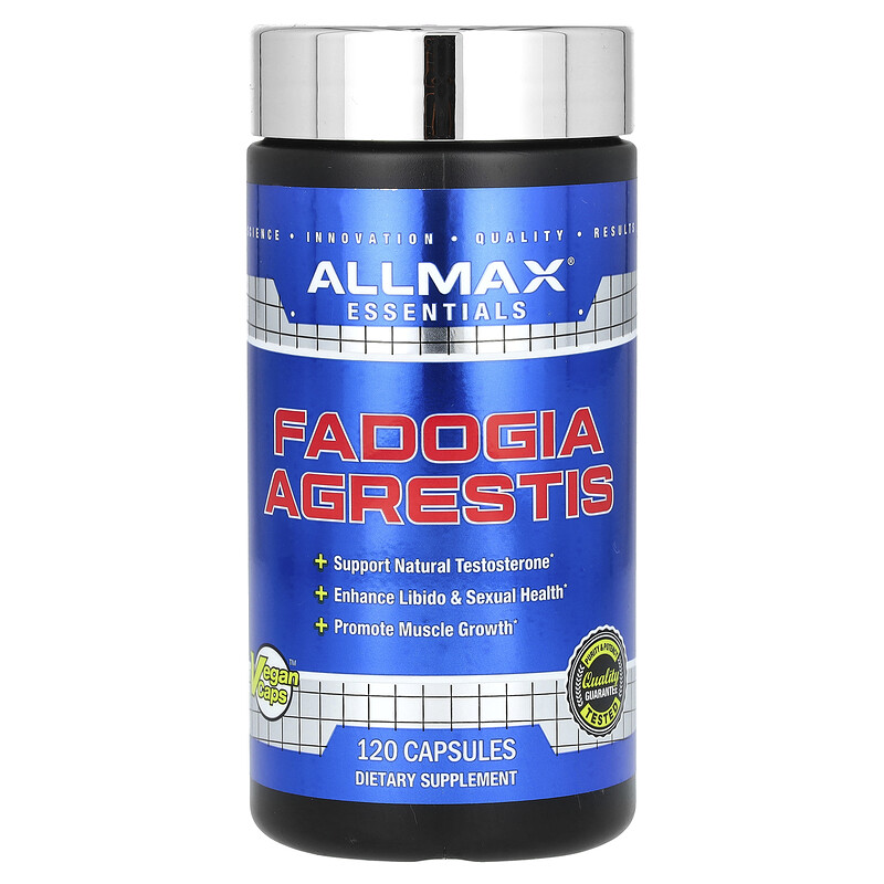 ALLMAX, Essentials, фадогия, 325 мг, 120 капсул
ALLMAX, Essentials, фадогия, 325 мг, 120 капсул