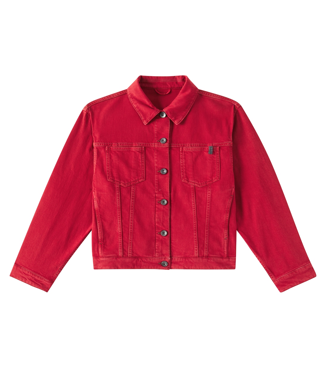 Джинсовая куртка Brunello Cucinelli Kids, Rosso Papavero 
Джинсовая куртка Brunello Cucinelli Kids, Rosso Papavero