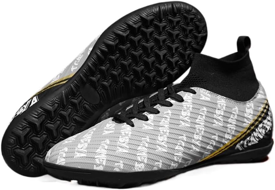 Футбольные бутсы унисекс с высоким верхом, размеры для детей, подростков и взрослых TF/AG, с шипами, для искусственного газона, кожаный верх, кроссовки для тренировок и соревнований Tisamy, Tf Grey
Футбольные бутсы унисекс с высоким верхом, размеры для детей, подростков и взрослых TF/AG, с шипами, для искусственного газона, кожаный верх, кроссовки для тренировок и соревнований Tisamy, Tf Grey