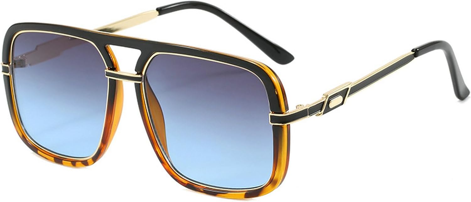 Ретро-солнцезащитные очки с двойной перемычкой квадратной формы для мужчин, защита от УФ-излучения UV400, модные градиентные солнцезащитные очки для женщин, очки-пилот, металлический корпус mincl, C1
Ретро-солнцезащитные очки с двойной перемычкой квадратной формы для мужчин, защита от УФ-излучения UV400, модные градиентные солнцезащитные очки для женщин, очки-пилот, металлический корпус mincl, C1