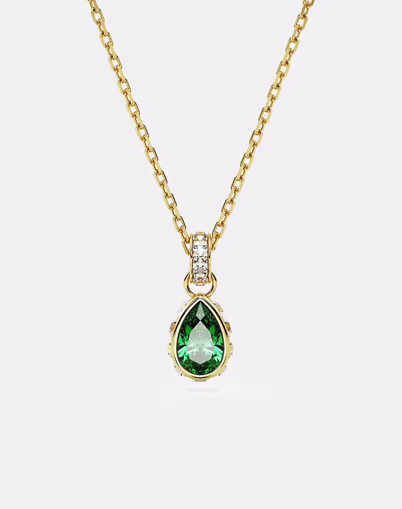 Ожерелье с подвеской Stilla с золотым покрытием зеленого цвета Swarovski
Ожерелье с подвеской Stilla с золотым покрытием зеленого цвета Swarovski