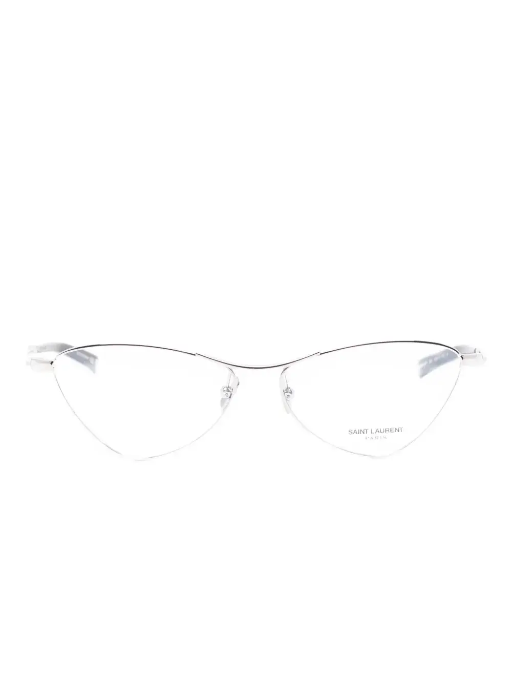 Очки с треугольной оправой Saint Laurent, серебристый
Очки с треугольной оправой Saint Laurent, серебристый