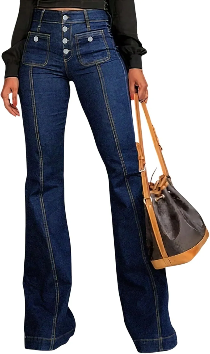 Брюки Bell Bottom с пачворком EXPJEAS
Брюки Bell Bottom с пачворком EXPJEAS