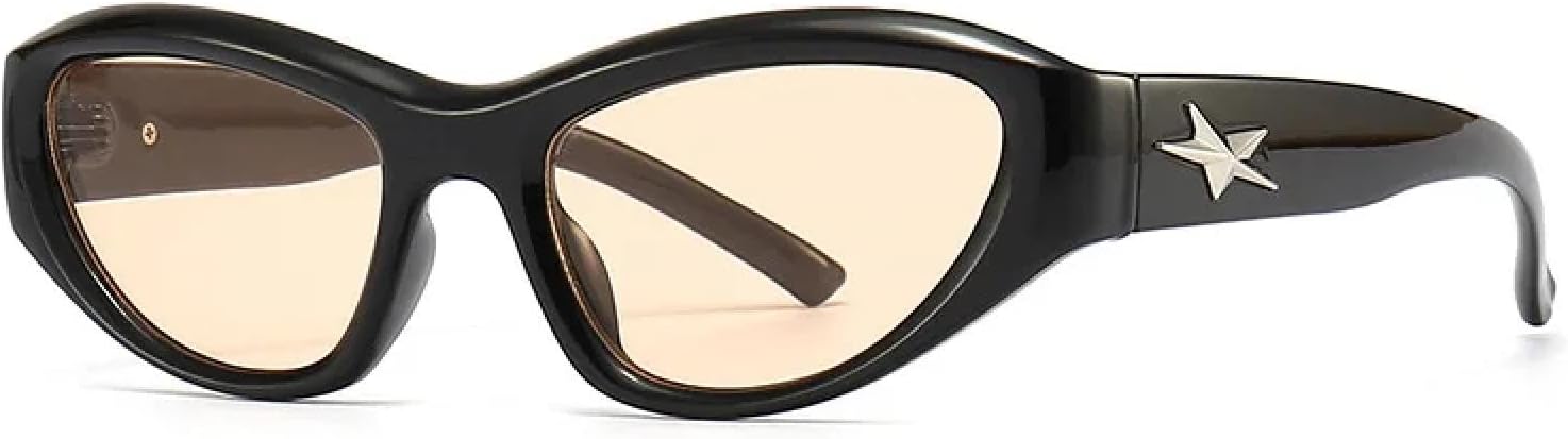 Солнцезащитные очки с защитой от УФ-излучения UV400 | Оправа «кошачий глаз» | для женщин и мужчин, для занятий спортом на открытом воздухе и вождения DSVIGF, Black Tea
Солнцезащитные очки с защитой от УФ-излучения UV400 | Оправа «кошачий глаз» | для женщин и мужчин, для занятий спортом на открытом воздухе и вождения DSVIGF, Black Tea