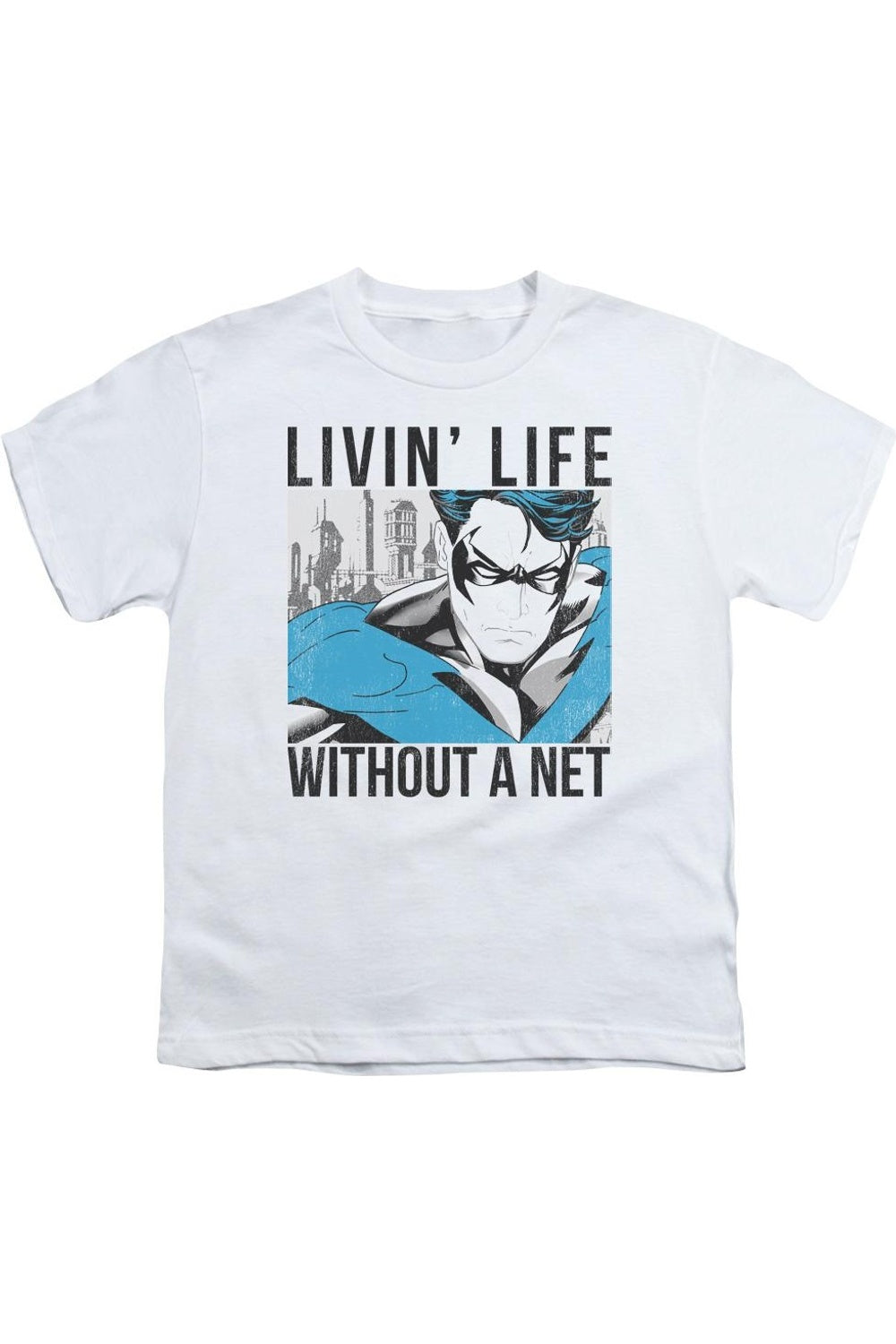 Футболка с коротким рукавом для детей "Бэтмен без сети" Gildan, белый
Футболка с коротким рукавом для детей "Бэтмен без сети" Gildan, белый