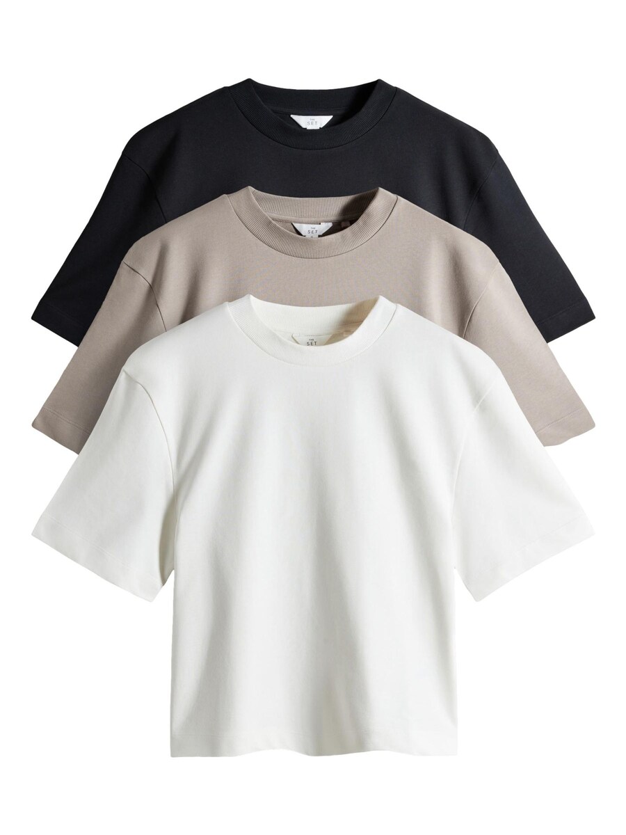 Рубашка The Set, цвет Taupe/Black/White
Рубашка The Set, цвет Taupe/Black/White