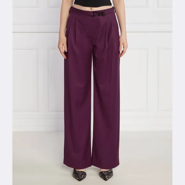 Брюки палаццо Patrizia Pepe, бургунди
Брюки палаццо Patrizia Pepe, бургунди