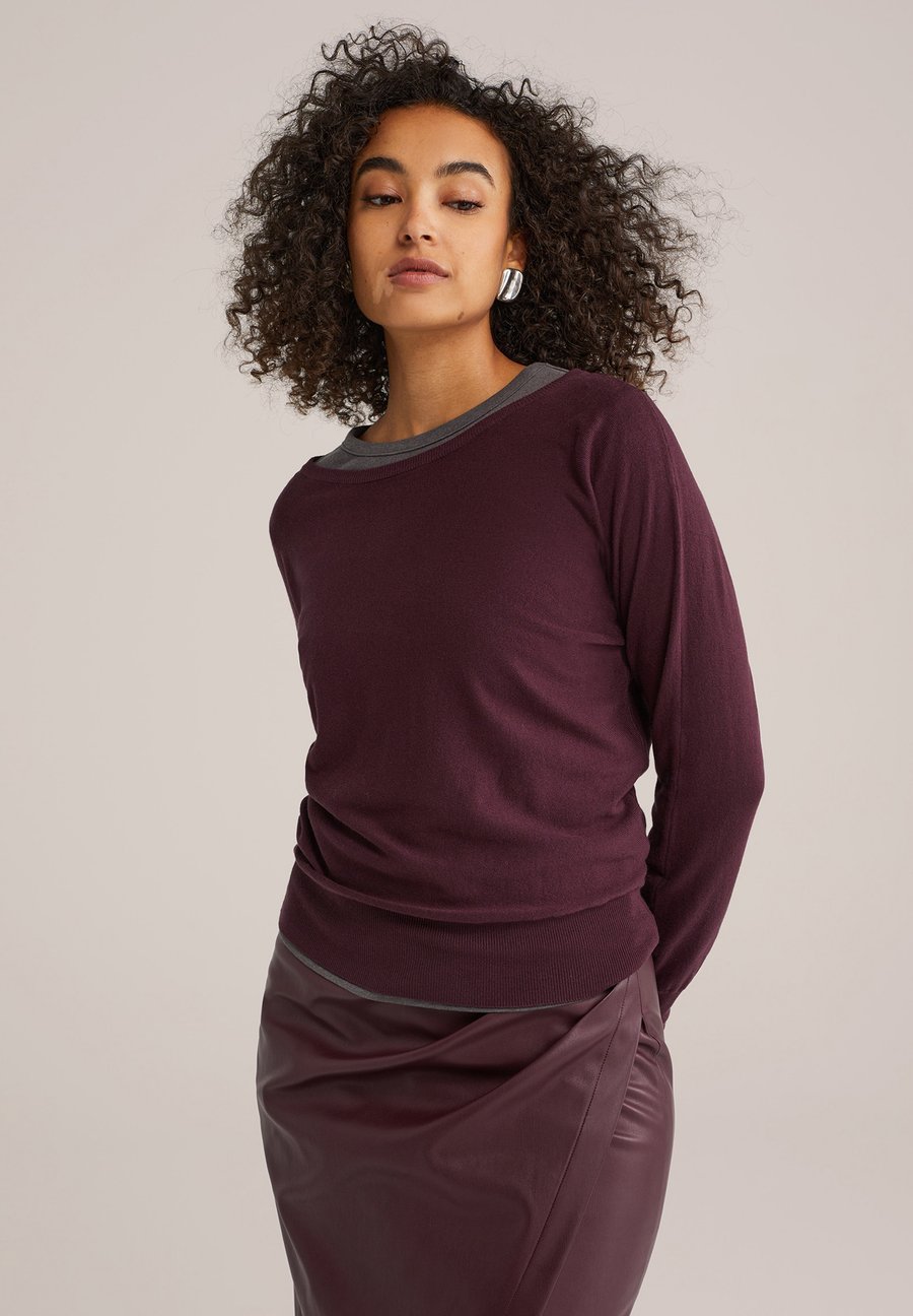 Джемпер WE Fashion Jumper, Burgundy Red/Berry
Джемпер WE Fashion Jumper, Burgundy Red/Berry