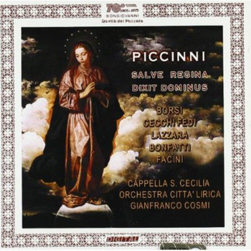 CD диск Piccinni / Borsi / Fedi / Lazzara / Cosmi: Sinfonia in Sol / Salve Regina / Concertato
CD диск Piccinni / Borsi / Fedi / Lazzara / Cosmi: Sinfonia in Sol / Salve Regina / Concertato