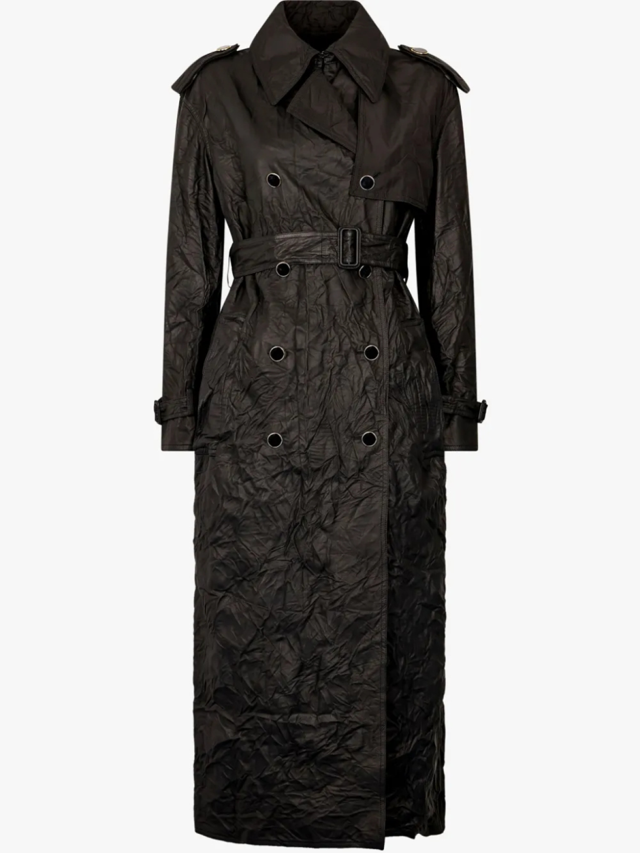 Пальто-тренч Roberto Cavalli с жатым узором, черный
Пальто-тренч Roberto Cavalli с жатым узором, черный