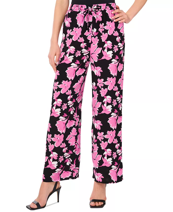 Женские брюки-клеш с цветочным принтом Vince Camuto, черный
Женские брюки-клеш с цветочным принтом Vince Camuto, черный