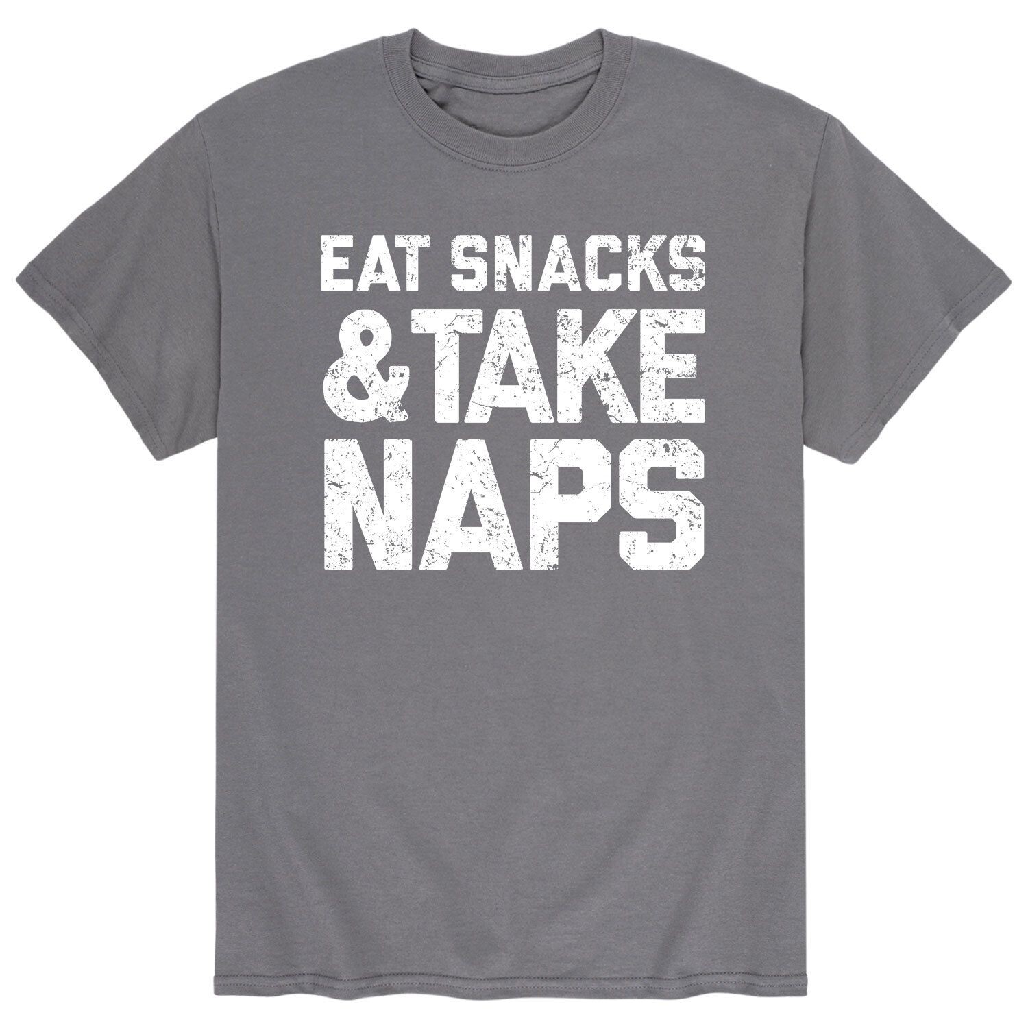 Мужская футболка «Ешь закуски и вздремни» Licensed Character
Мужская футболка «Ешь закуски и вздремни» Licensed Character