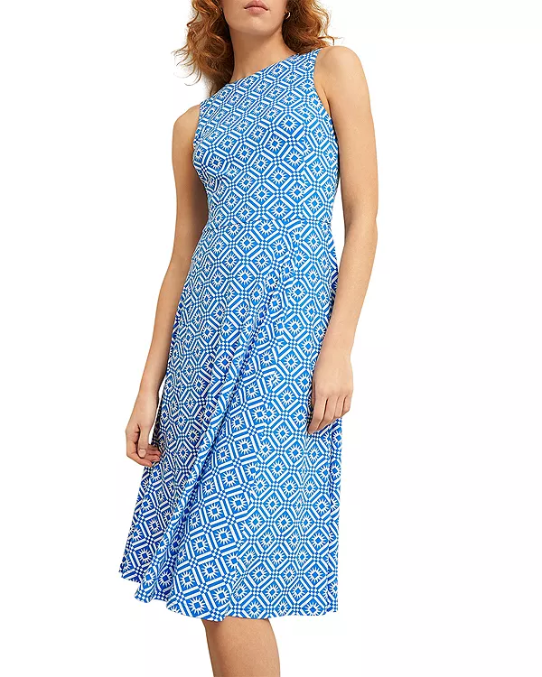 Платье Lisa с геометрическим принтом Hobbs London, синий
Платье Lisa с геометрическим принтом Hobbs London, синий