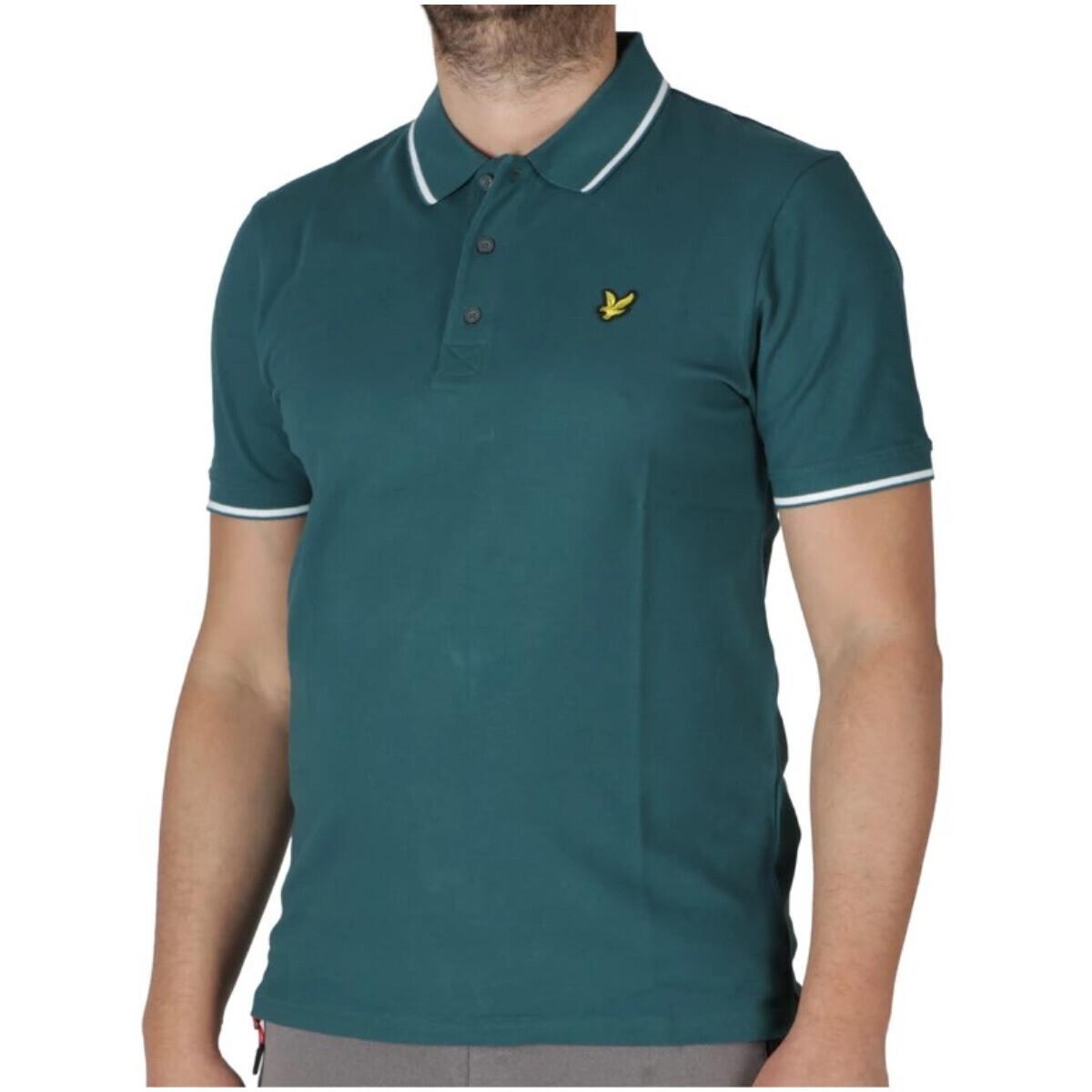 Поло Lyle & Scott с контрастными деталями, зеленый
Поло Lyle & Scott с контрастными деталями, зеленый