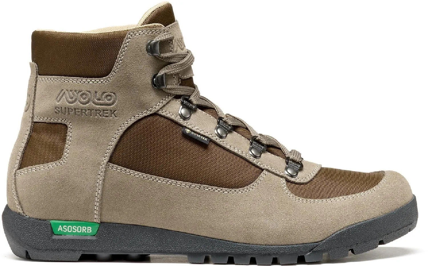 Мужские треккинговые ботинки SuperTrek GTX Asolo, Wool/Desert Beige
Мужские треккинговые ботинки SuperTrek GTX Asolo, Wool/Desert Beige